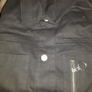 Black utility jacket